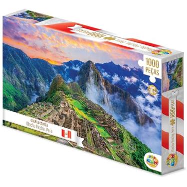 Imagem de Quebra Cabeça 1000 Peças Machu Micchu, Peru, GGB Plast, Multicor