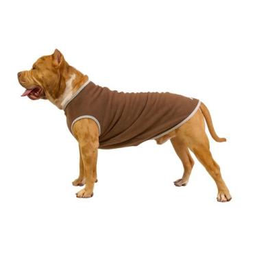 Imagem de Roupa Pet Cães Porte Grande Marrom - LUVY PET, G5 - 35 a 40 Kg