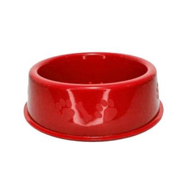 Imagem de Comedouro Bebedouro Tigela Pote de Ração Água Plástico 300ml Cães Gato