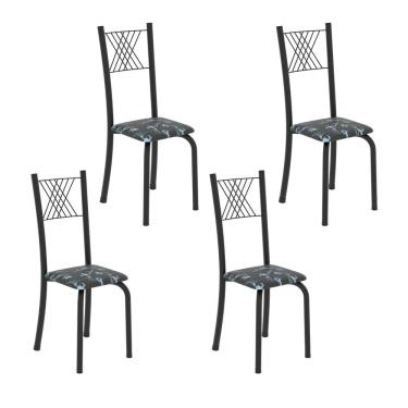 Imagem de Cadeiras para Sala de Jantar 4 Unidades Sara Preto