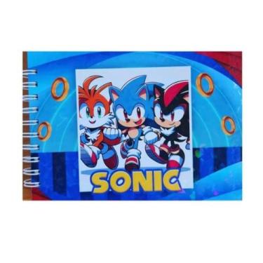 Imagem de Livro De Colorir Sonic Bobbie Goods 50 Folhas Capa Dura180G - Magic Co