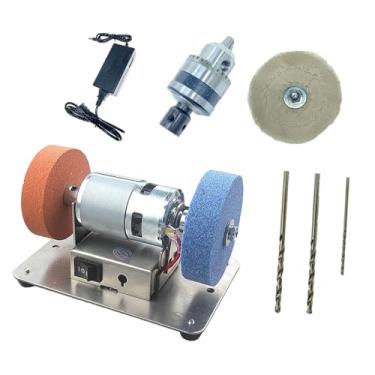 Imagem de Baoblaze Lixadeira de cinta elétrica, ferramenta de moagem, equipamento de baixo ruído, máquina de lixar, lixar cinta para afiar, fazer você mesmo trabalhos em