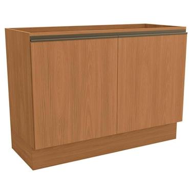 Imagem de Balcao Pia Sem Tampo 2p 120 Cm Mdp Maxxi G745 Kappesberg Canela