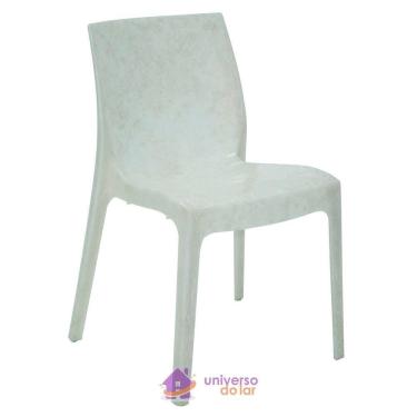 Imagem de Cadeira Tramontina Alice sem Braços em Polipropileno Pérola Branco Tramontina