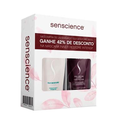 Imagem de Kit Senscience Silk Moisture Inner Restore - Máscara 150ml + Shampoo 280ml
