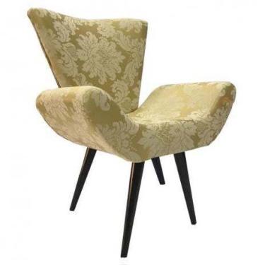 Imagem de Poltrona Decorativa Elegance 72 Dourado Medalhão - Sua Casa Decor