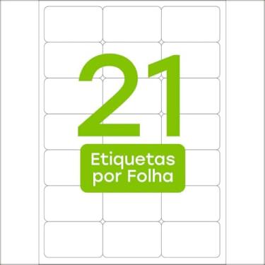 Imagem de Tilibra - Etiqueta adesiva inkjet/laser A4 38,1mmX63,5mm TBA4360 2100 unidades
