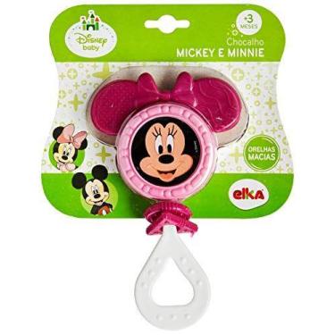 Imagem de Brinquedo Para Bebe Minnie Chocalho - ELKA