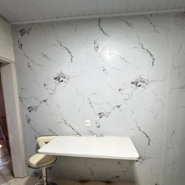 Imagem de Placa Vinílica Marmorizada Decorativa Flexível Soft Shadow 2,44m x 1,2