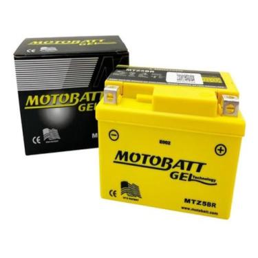 Imagem de Bateria Gel Motobatt Mtz5br 4,2ah Yamaha Neo 125 2017 18 19