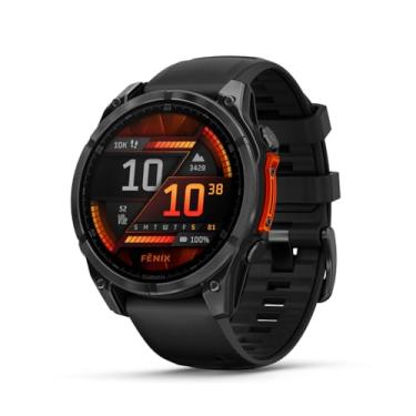 Imagem de Garmin Relógio Fenix 8 Cinza 47mm com Monitor Cardíaco de Pulso e GPS