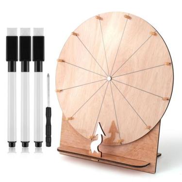 Imagem de Jogo de casamento Spinning Wheel NQEUEPN 29 cm com suporte e acessório