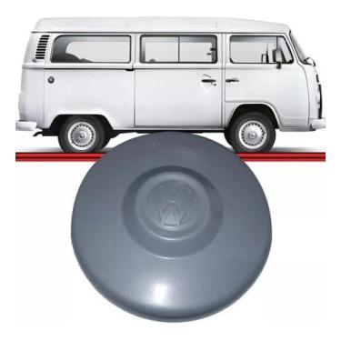 Imagem de Calota Roda Cinza Kombi Perua Plástico Furgão 1981 - TOP