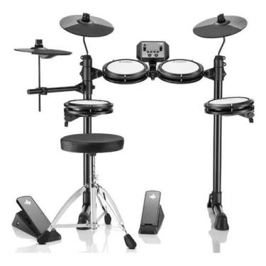 Imagem de Bateria eletrônica donner ded80 + banco / fone / baqueta