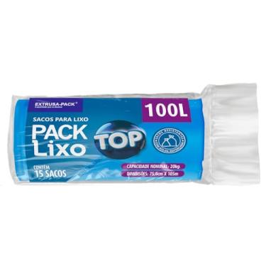 Imagem de Saco de Lixo PACK LIXO TOP Azul 100 Litros - Super resistentes