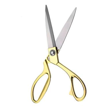 Imagem de 2X Tesoura Alfaiate Profissional Costura Tecido Aço Inox Gra