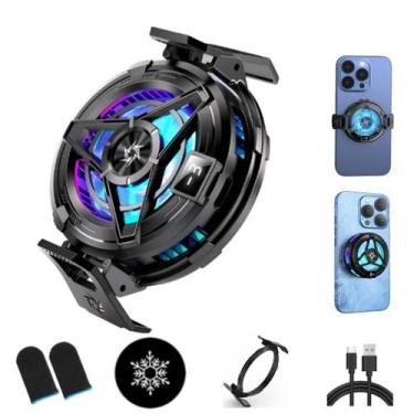 Imagem de Cooler Gamer para Celular Modelo SL17 Compatível com Android e Iphone 