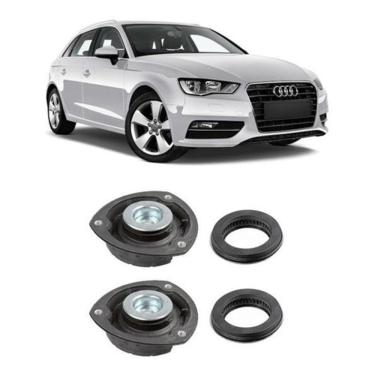 Imagem de Coxim + Rolamento Dianteiro Audi A3 2013 2014 2015 2016 17