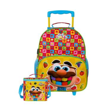 Imagem de Kit Escolar Mochila Rodas + Lancheira José Comilão Oficial
