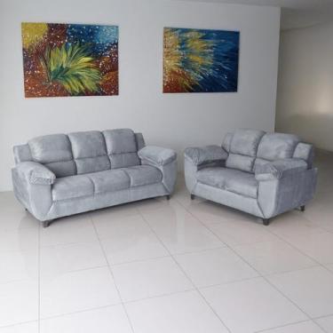 Imagem de Sofá para Sala de Estar 2 Lugares Clássico - Nabas Estofados