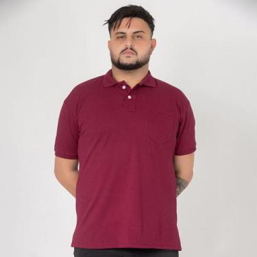 Imagem de Camisa Gola Polo Com Bolso Masculina Tecido Premium - MULTI MARCA, Bor