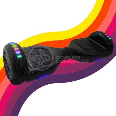 Imagem de Hoverboard Infantil Skate Elétrico Bluetooth - Preto Nº53