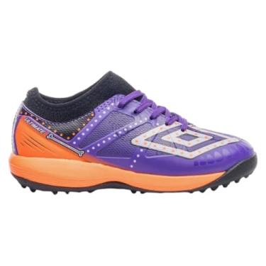 Imagem de Chuteira Infantil Menino Esportiva Futebol Society Grama Sintética Jogo Treino Umbro Ultimate Jr Dlm (BR, Criança de 9 a 12 anos, Numérico, 35)