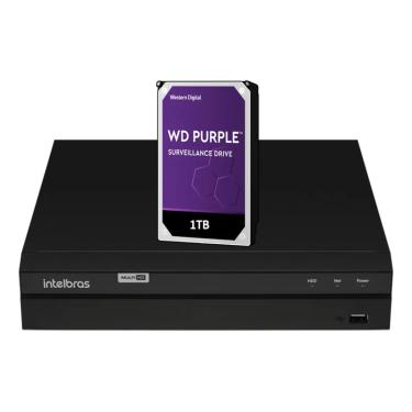 Imagem de Dvr Intelbras 8ch Mhdx 1308 Inteligente Multi Hd C/ Hd 1tb Purple