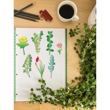 Imagem de 1 cartão decorativo em relevo com tema de planta selvagem, estênceis de corte de aço carbono de flores, pastas em relevo para fazer fotos de papel decorativo, 73 x 154 x 0,8 mm