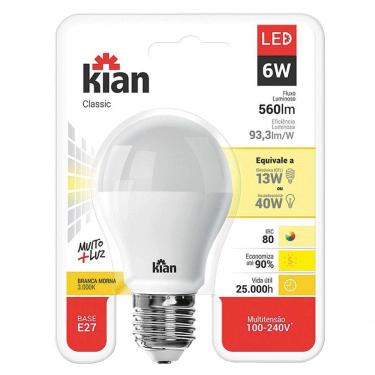 Imagem de Lampada Led Kian Bivolt 6W