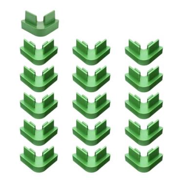 Imagem de Fenteer Conjunto de 16 Bandejas Empilháveis ​​para Desidratador de Alimentos, Suporte para Panelas na -louças, Acessórios para Desidratadores de, Verde