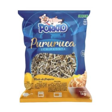 Imagem de Torresmo Pré-frito 1 Kg Pururuca - Pele Suína Gourmet para Fritar ou Micro-ondas - Porkão