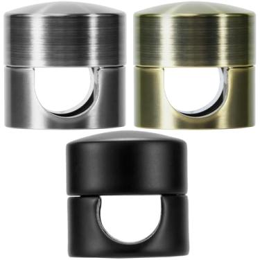 Imagem de SmallCat 3 conjuntos de suportes de carregador para cabos, suportes de âncora de cabo ajustáveis, clipes de cabo de metal adesivos, organizadores de fios de gerenciamento de cabos para mesa