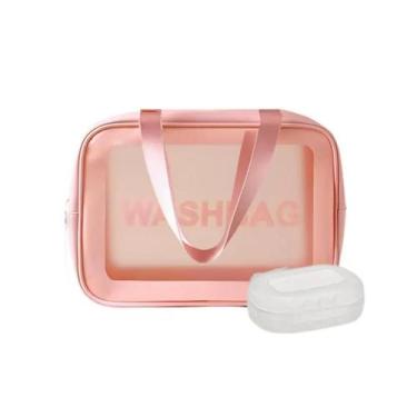 Imagem de Kit de Washbag Necessaire Grande com Saboneteira para Viagem - Mormino
