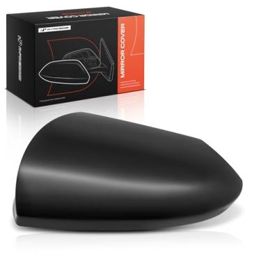 Imagem de A-Premium Tampa do espelho retrovisor do lado do motorista - compatível com Hyundai Elantra 2021 2022 2023 - preto liso, sem furo de seta