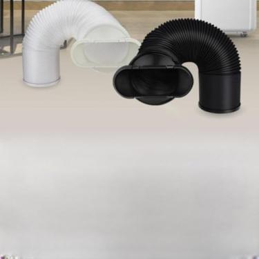 Imagem de aqxreight Colar da Mangueira de Exaustão Flexível para Dispositivos de Ar Condicionado Móvel Tumble Tumble Secer Extrator Capuz Collar Collar 1. Material premium: Mangueira de Mangueira de Exaustão