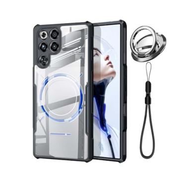 Imagem de Oshmirian Capa para RedMagic 11 Pro/11 Pro+ – Capa protetora de TPU + PC de camada dupla, à prova de choque, antiqueda, anti-arranhões, design de dissipação de calor [Preto]