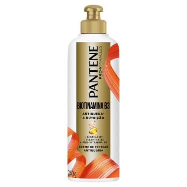 Imagem de Creme de Pentear Pantene Biotinamina B3 Antiqueda e Nutrição 240g