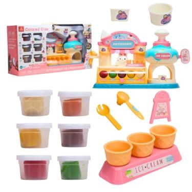 Imagem de Massinha de Modelar Infantil Mini Sorveteria Divertida - Castela