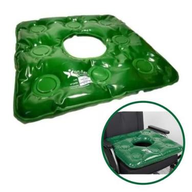 Imagem de Almofada Gel Quadrada Ortopédica Cx De Ovo com Orifício Artflex AntiEs
