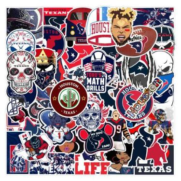 Imagem de Adesivos de vinil impermeável Houston Texans Anime 50 unidades/lote - 