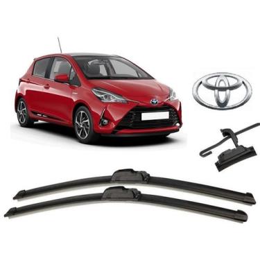 Imagem de Par De Palhetas Limpador De Parabrisa Dianteiro Toyota Yaris 2018 2019