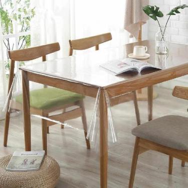 Imagem de Toalha De Mesa 2,00x1,40m Plastico Transparente Impermeável - MISTER
