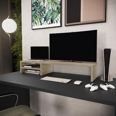 Imagem de Suporte Para Monitor Stand Home Office Lap 90 cm L03 Amadeirado - Lyam