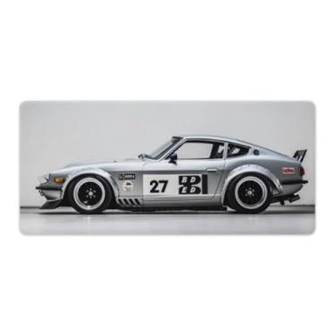 Imagem de Tapete de mesa de mesa retrô clássico vintage 240z JDM tapete de mouse pad antiderrapante grande material de escritório tapete de mesa de borracha impermeável para escritório jogo casa 40 x 90 cm