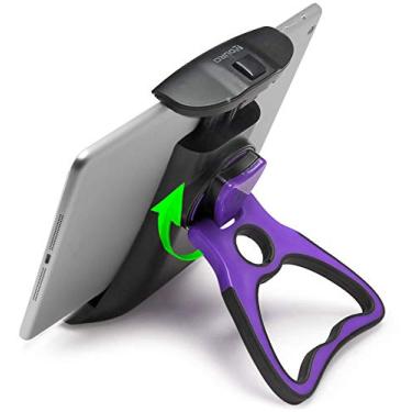 Imagem de Aduro Suporte para tablet U-Grip [fácil de segurar] Suporte de mesa universal multiângulo ajustável para iPad e todos os tablets (roxo)