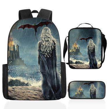 Imagem de School Set Games Thrones Daenerys Targaryens 3 unidades para crianças