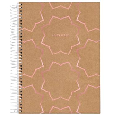 Imagem de Caderno Espiral Universitário Capa Dura 1 Matéria 80fls Kraft Color Jandaia Estampa 5