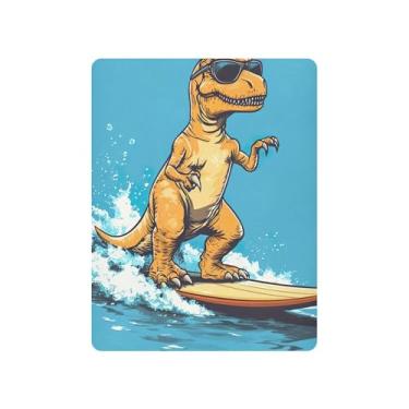 Imagem de xigua Lençol de berço de dinossauro para meninas e meninos, macio e respirável, adequado para berço padrão e cama infantil 68,5 x 99 cm