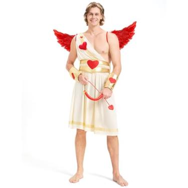 Imagem de Boveco Fantasia masculina de cupido de dia dos namorados, Branco, G